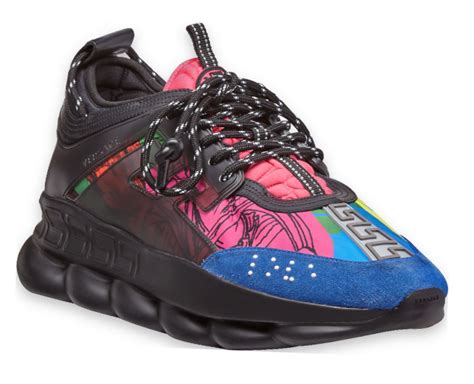 versace chain reaction sizing reddit|Versace chain reaction multicolor.